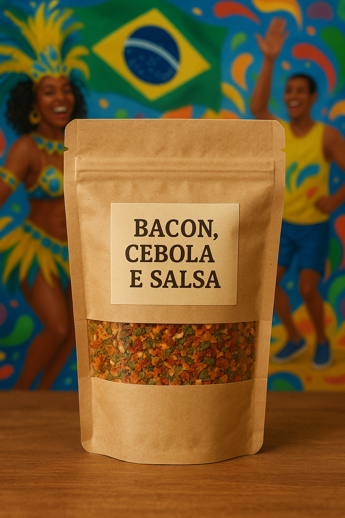 Bacon, cebola e salsa 1