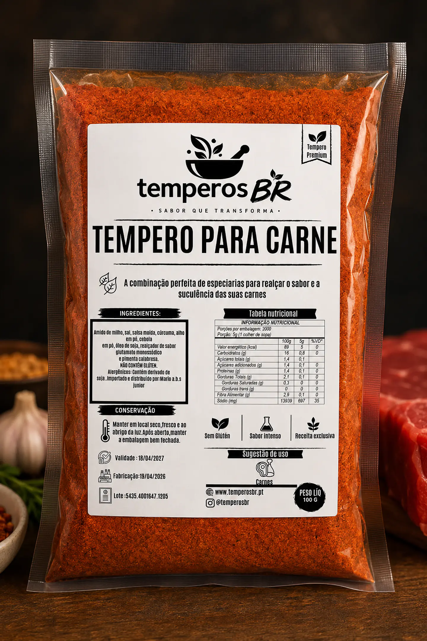 Tempero para Carne 1