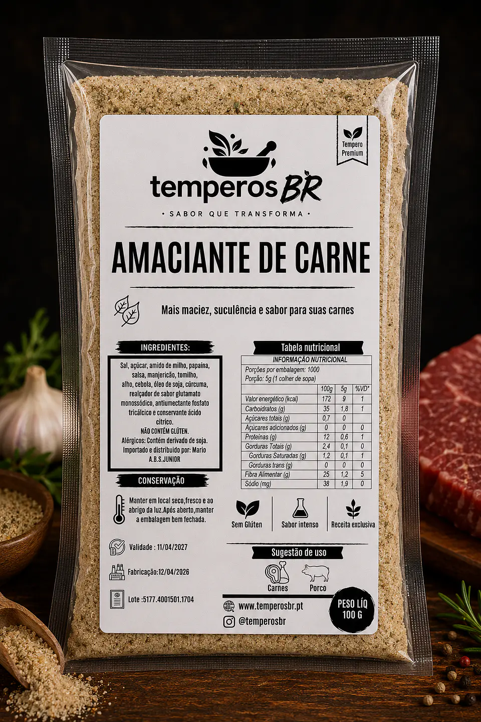 Amaciante de Carne 1