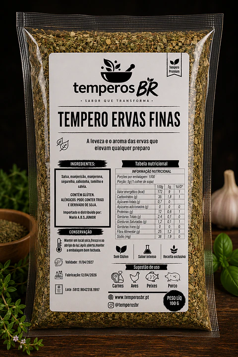 Tempero Ervas Finas