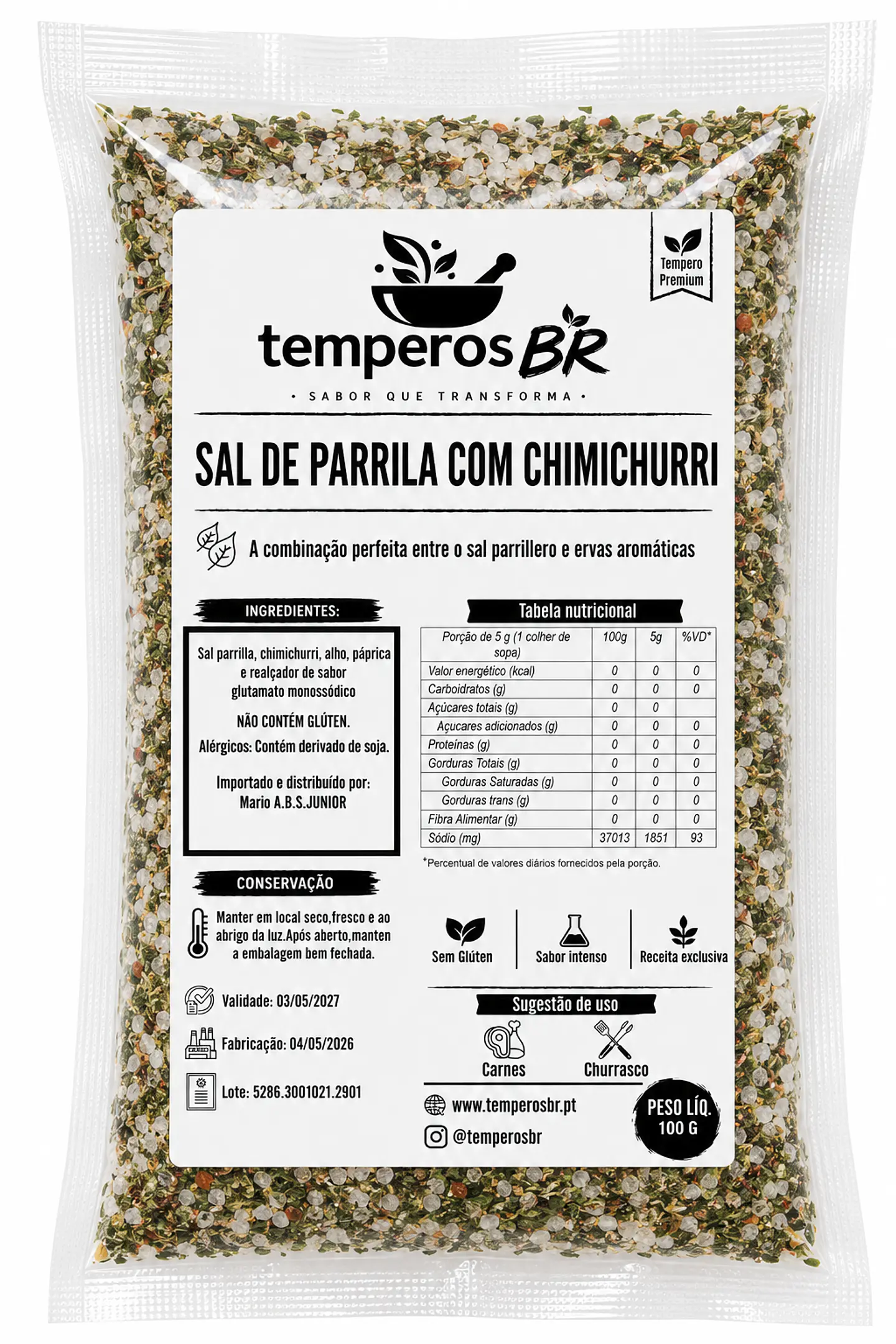 Sal de Parrila com Chimichurri  1