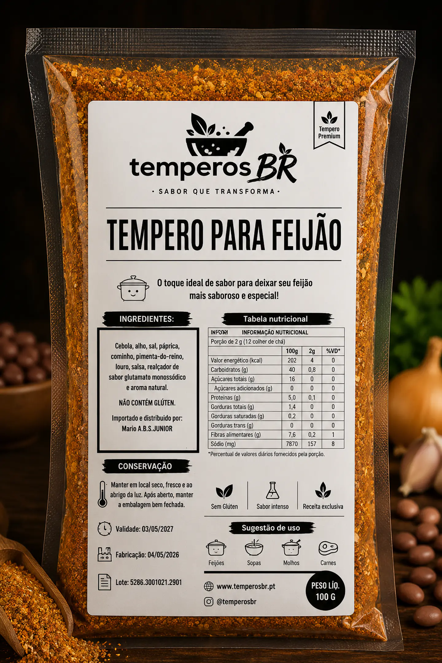 Tempero Para Feijão 1