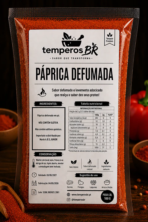 Paprica defumada
