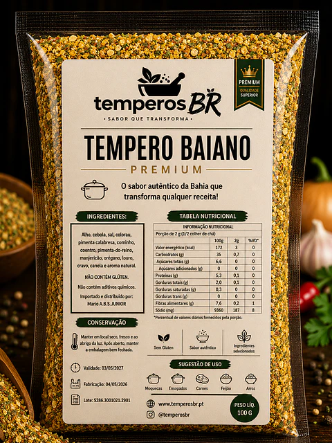 Tempero Baiano Premium