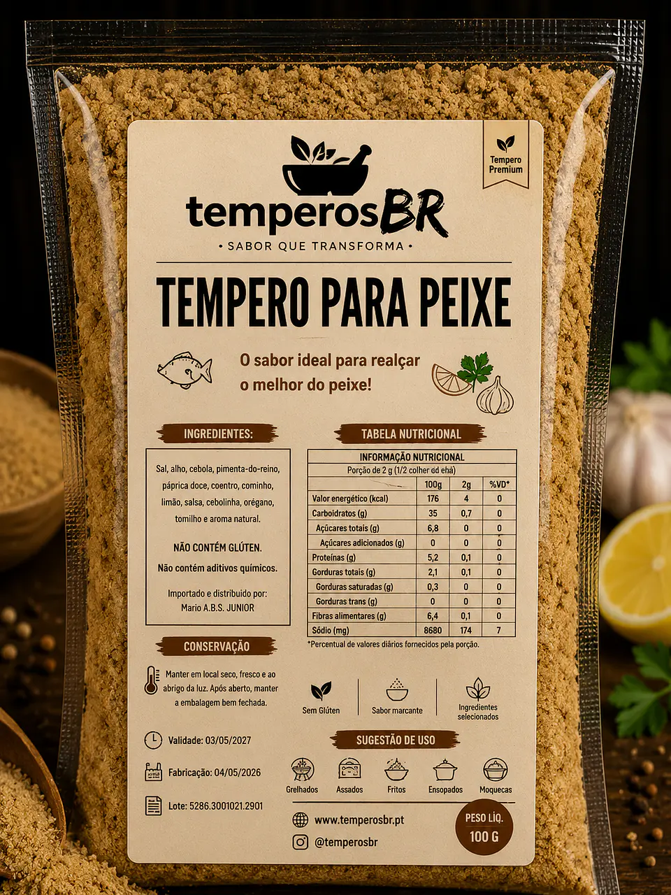 Tempero Para Peixe 1