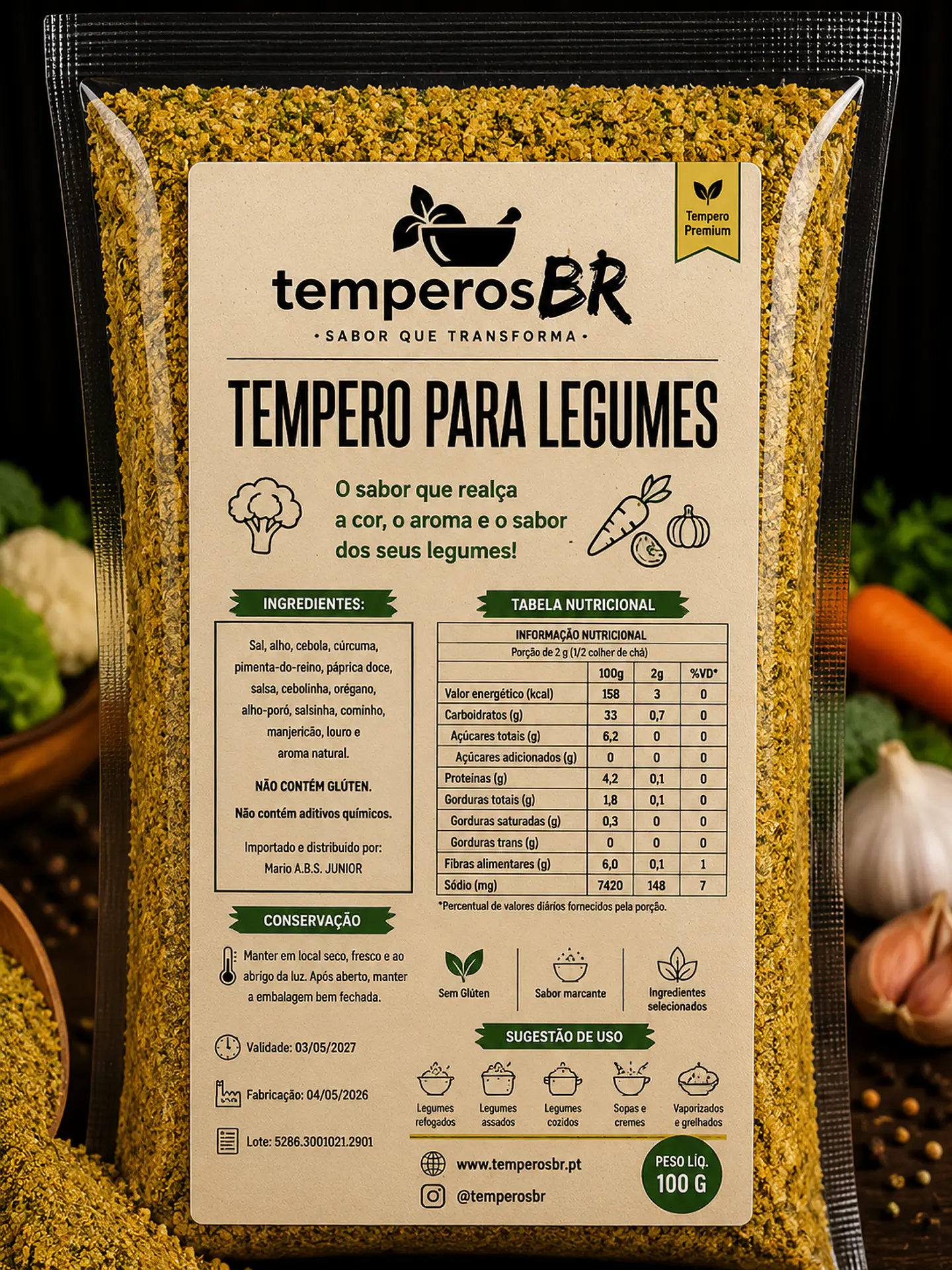 Tempero Para Legumes 1