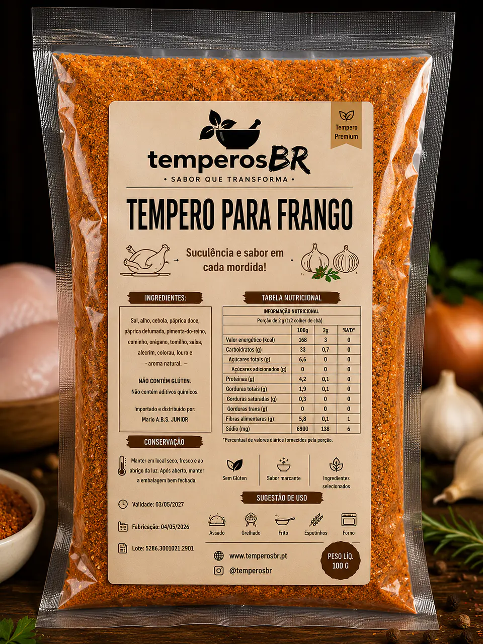 Tempero Para Frango 1