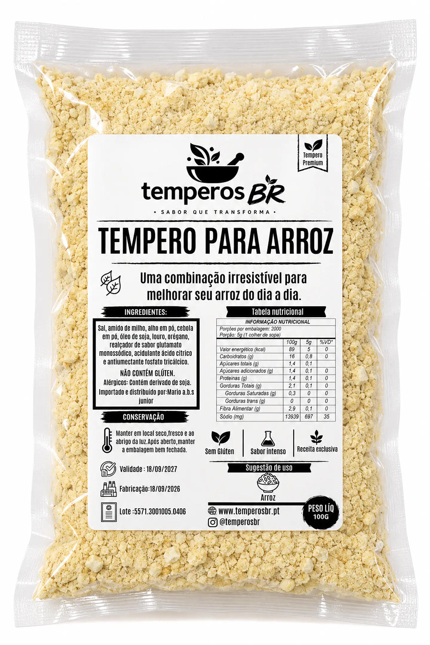 Tempero para Arroz 1