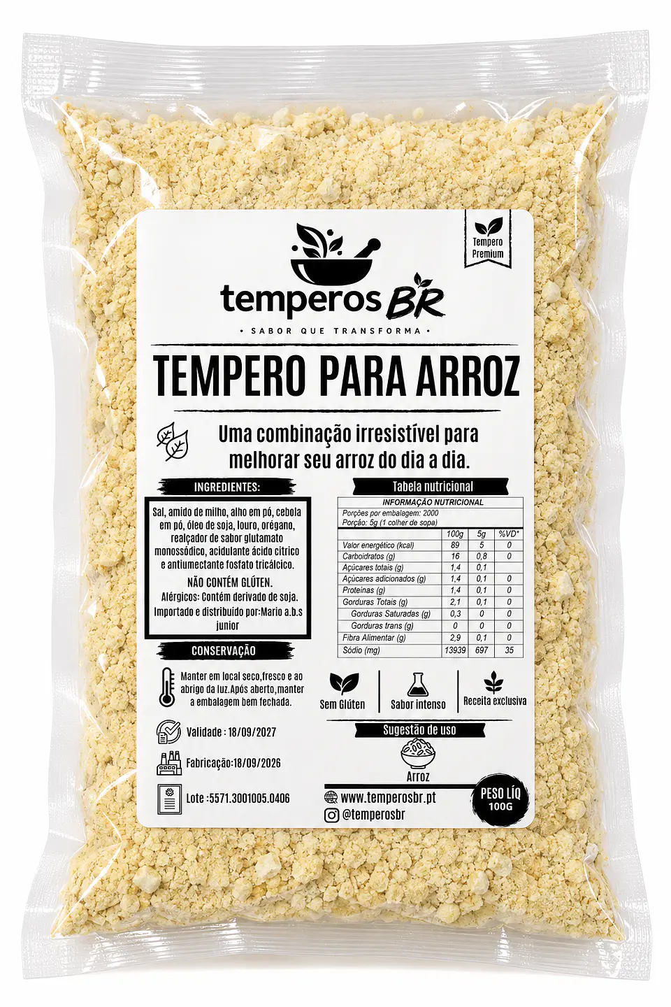Tempero para Arroz 1