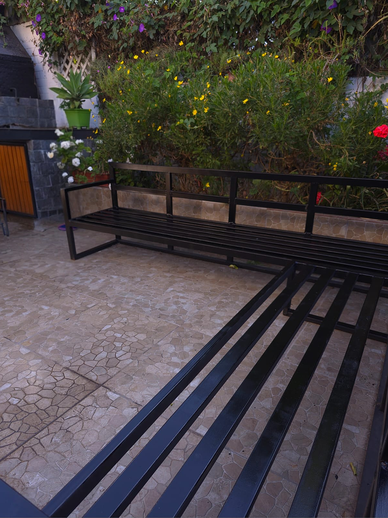 Sillones Modular  de Exterior en L - 7 Cuerpos 5