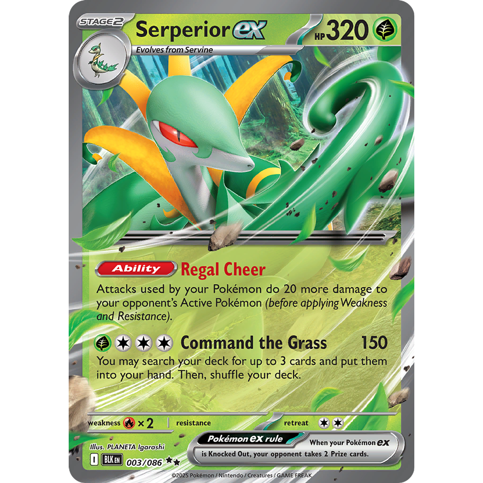 Serperior ex – 3/86 1