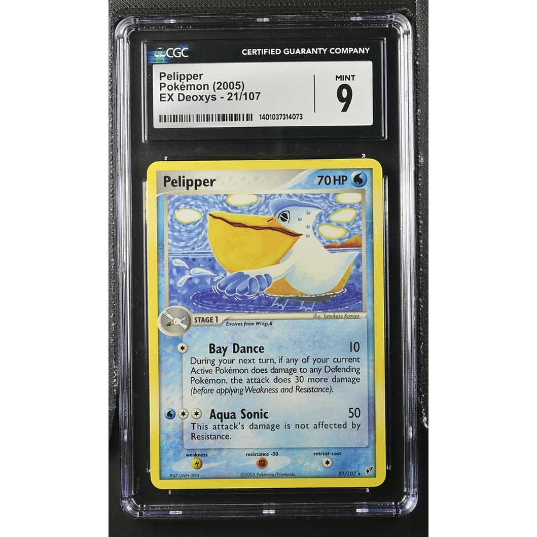 Pelipper – Ex Deoxys 21/107 - CGC 9 1