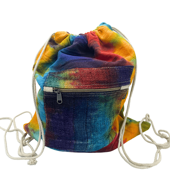 Bolsa de Corda de Cânhamo Tiedye