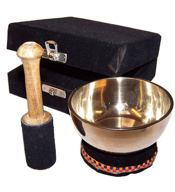 Brass Singing Bowl Gift Set - 9cm