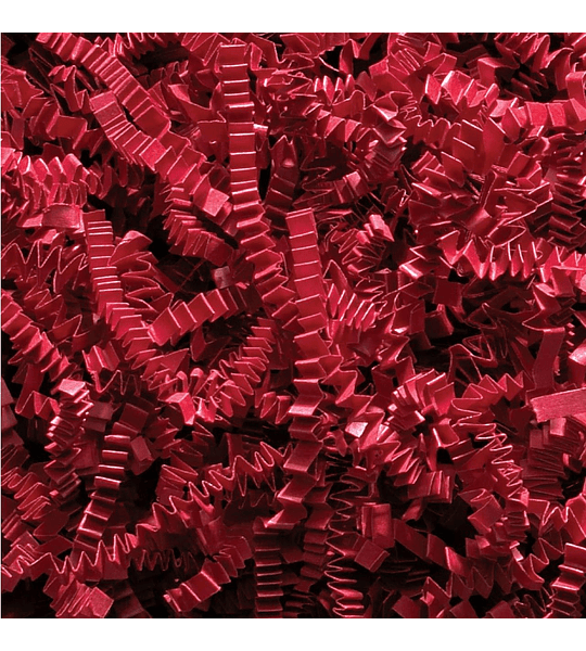 Papel triturado - Vermelho (1KG)