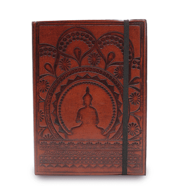 Caderno pequeno com alça - Mandala tibetana