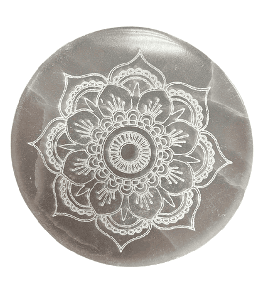 Placa de Carregamento Médio 10cm - Mandala de Lótus