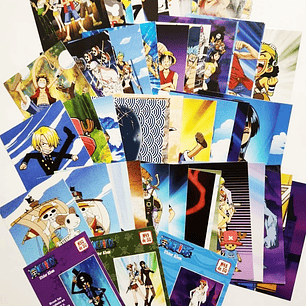 Colección completa de cartas.  One Piece 1  Panini..