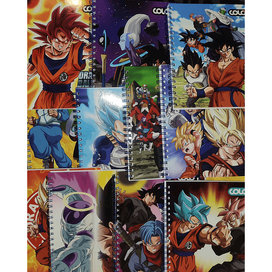 coleccion de cuadernos dragon ball super 2023