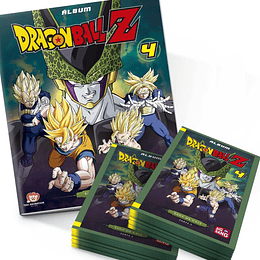 album Dragon Ball Z4 saga de Cell tapa blanda + 25 sobres 