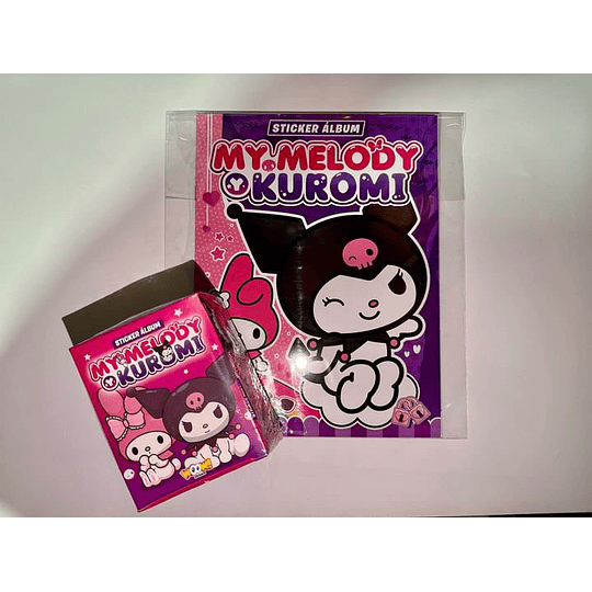 ALBUM MY MELODY Y KUROMI + 50 SOBRES