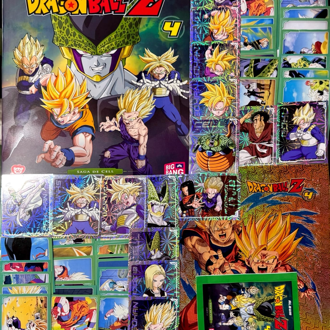 album Dragon Ball Z4 saga de Cell tapa blanda completo a pegar 1