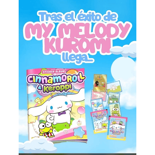  ALBUM CINNAMOROLL & KEROPPI COMPLETO A PEGAR