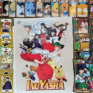 ALBUM INUYASHA + SET COMPLETO LAMINAS A PEGAR