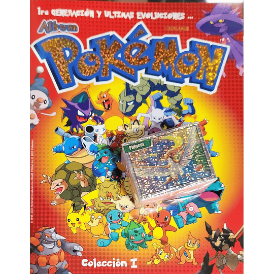 ALBUM POKEMON COLECCION 1 + SET COMPLETO A PEGAR