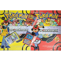 PACK POKEMON POKEDEX 1ERA A 6TA GENERACION COMPLETO A PEGAR + CARTAS