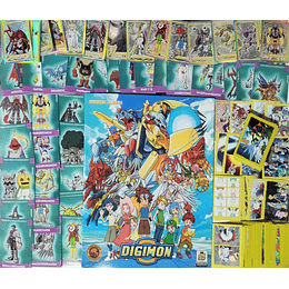 ALBUM DIGIMON 1 (parte 3) + SET COMPLETO A PEGAR 