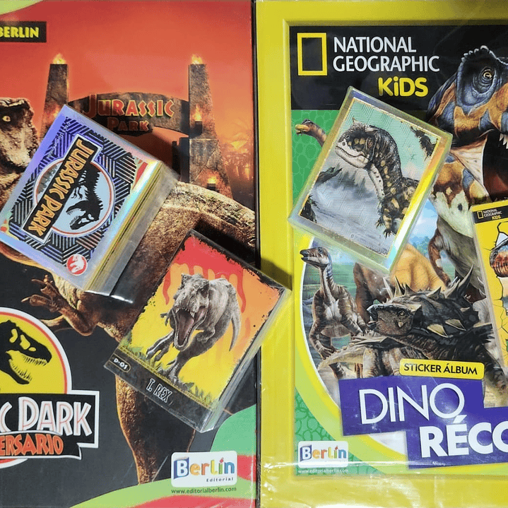 PACK JURASSIC PARK + DINO RECORDS  1