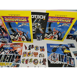 ALBUM ROBOTECH re + SET COMPLETO LAMINAS A PEGAR