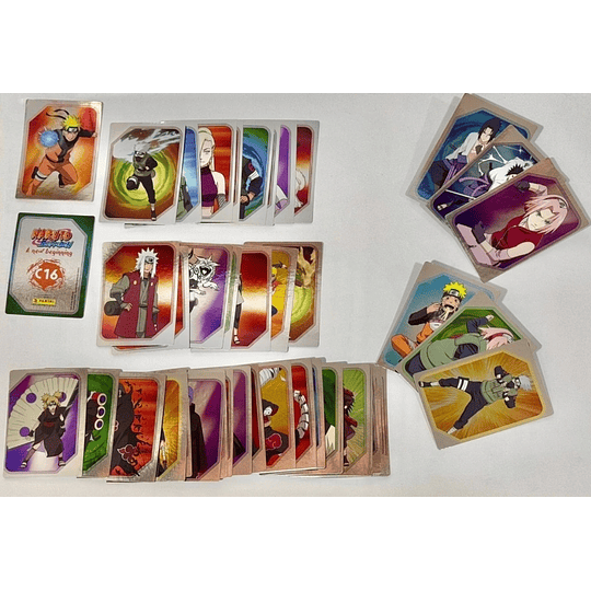 Cartas naruto colección completa panini 