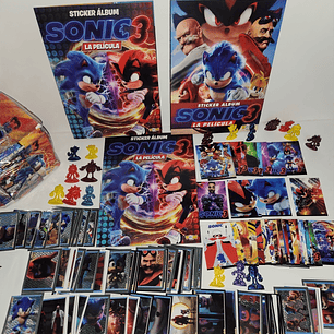 Sonic 3 album más caja de sobres 