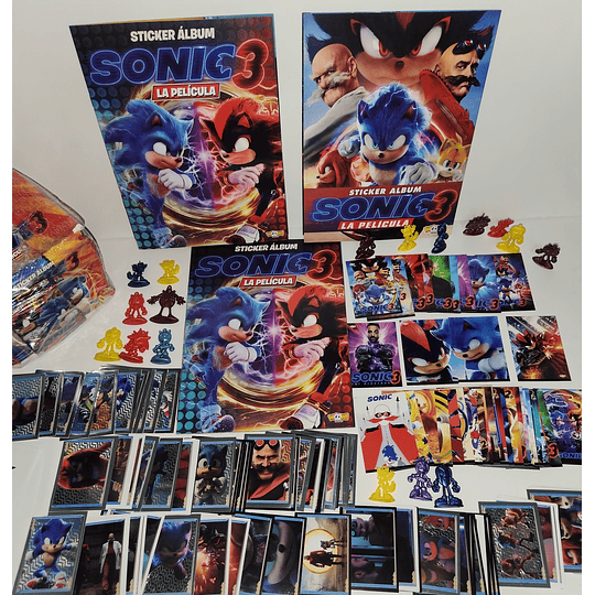 Sonic 3 completo a pegar con todas sus laminas y cartas 