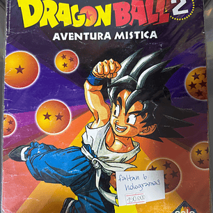 ALBUM DRAGON BALL 2 AVENTURA MISTICA DE EPOCA PEGADO (SOLO 6 ESPECIALES FALTANTES)