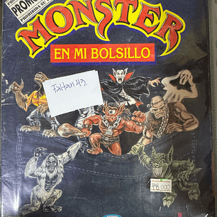 ALBUM MONSTER SALO DE EPOCA PEGADO (49 LAMINAS FALTANTES)