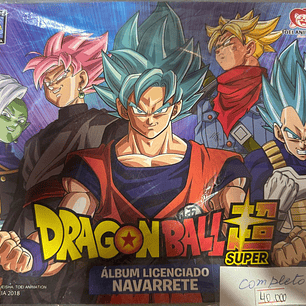 ALBUM DRAGON BALL SUPER NAVARRETE DE EPOCA