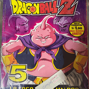 ALBUM DRAGON BALL Z5 RE NAVARRETE DE EPOCA COMPLETO PEGADO