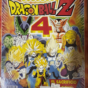 ALBUM DRAGON BALL Z 4 NAVARRETE DE EPOCA COMPLETO PEGADO