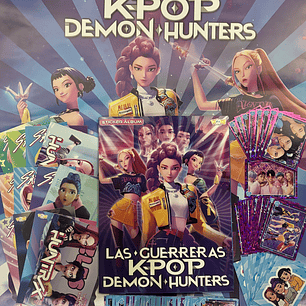 Album Las Guerreras K-Pop Demon Hunters + todas sus laminas