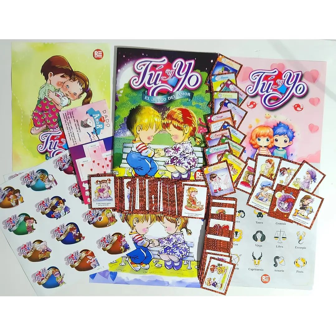 [X10] ALBUM TU & YO + SET COMPLETO DE SUS LAMINAS + EXTRAS  1