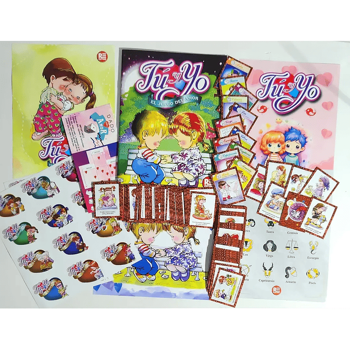 [X10] ALBUM TU & YO + SET COMPLETO DE SUS LAMINAS + EXTRAS  1