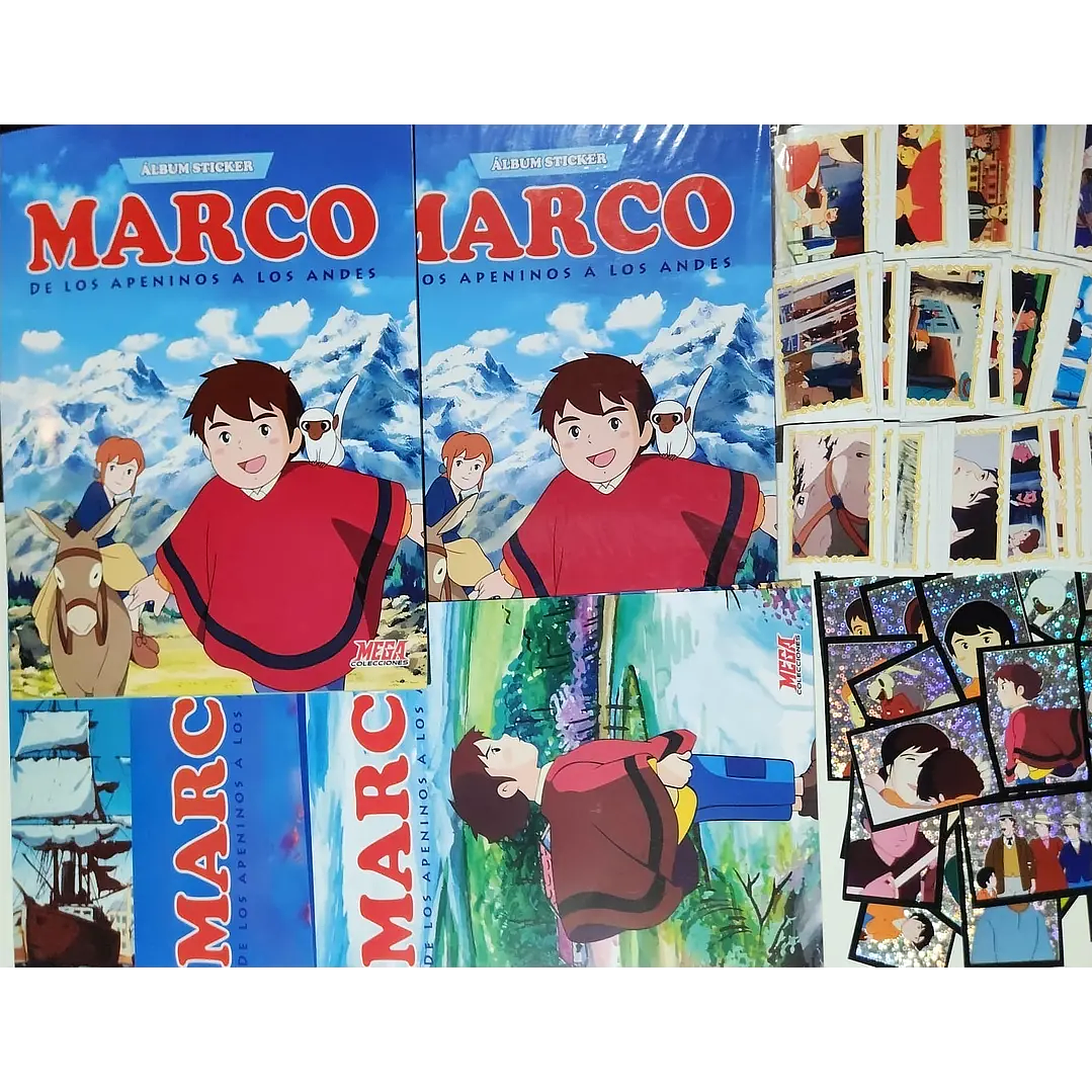 [X10] ALBUM MARCO + SET COMPLETO DE SUS LAMINAS + EXTRAS  1