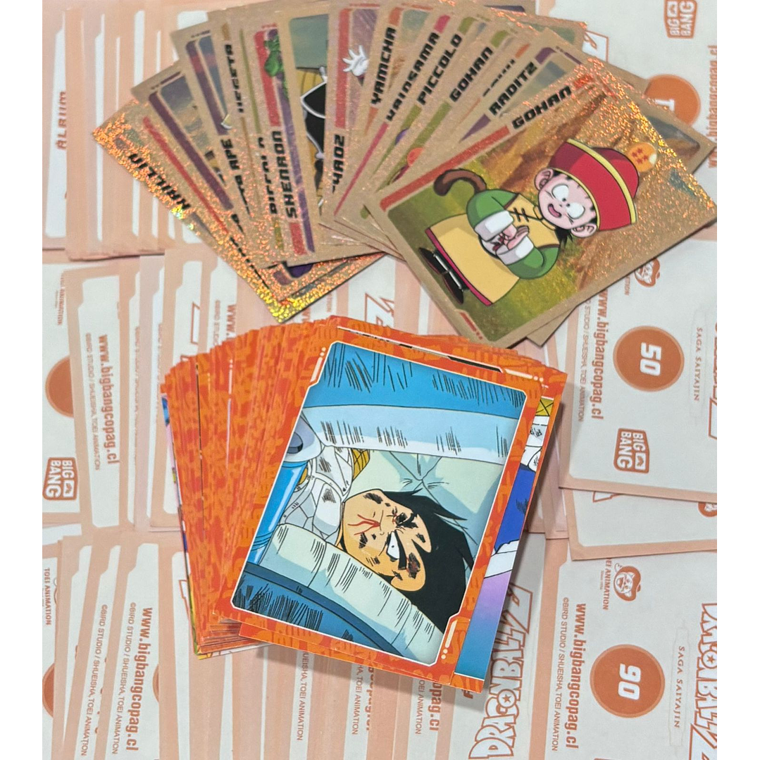 [X10] SET COMPLETO DE LAMINAS DRAGON BALL Z1 BIGBANG 1