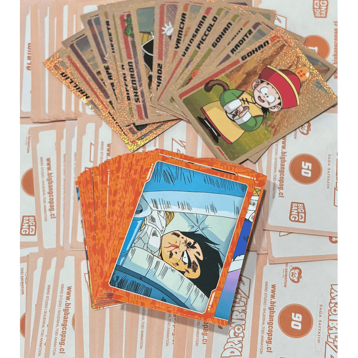 [X10] SET COMPLETO DE LAMINAS DRAGON BALL Z1 BIGBANG 1