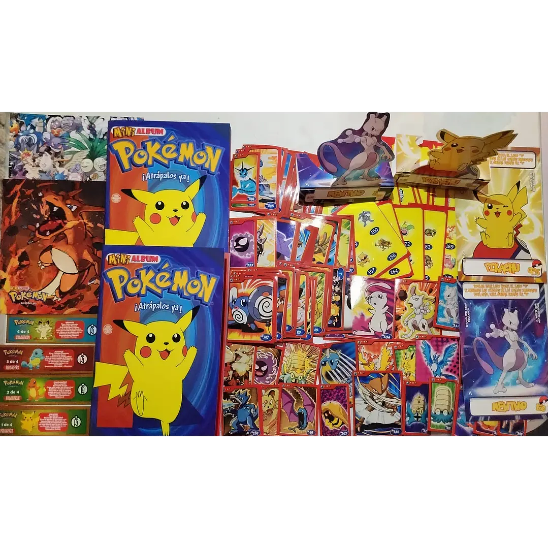 [X10] ALBUM POKEMON MINI + SET COMPLETO DE SUS LAMINAS  1
