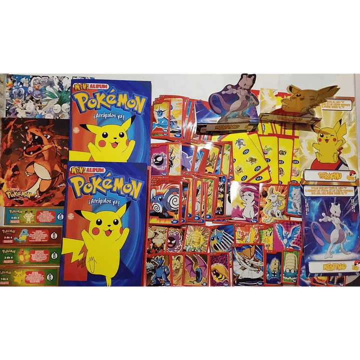 [X10] ALBUM POKEMON MINI + SET COMPLETO DE SUS LAMINAS  1