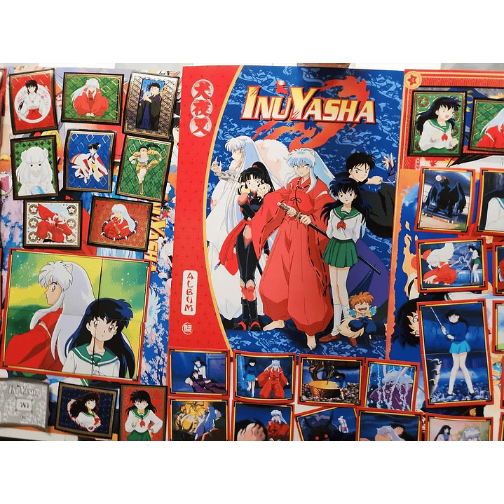 [X10] ALBUM INUYASHA + SET COMPLETO DE SUS LAMINAS + EXTRAS  1